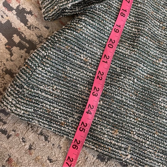 Lovers + Friends Tweed Relaxed Long Button Blazer Preppy Gray - Picture 13 of 14